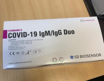 SD Biosensor COVID-19 IgM/IgG DUO