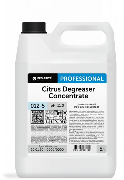 Citrus Degreaser Concentrate   