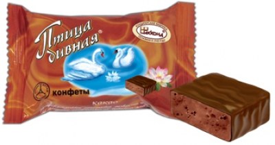 Оригинальные конфеты "Птица Дивная" какао